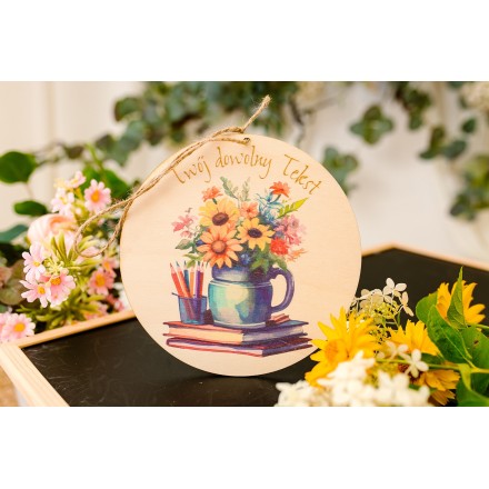 Duża zawieszka PAMIĄTKA OZDOBA BUKIET - KSANTYNA.pl