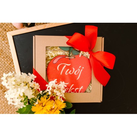 Duża zawieszka PAMIĄTKA OZDOBA JABŁKO