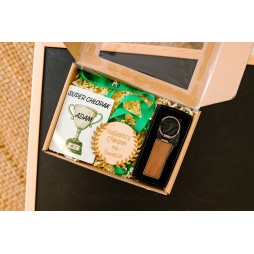 Prezent na Dzień Chłopaka magnes brelok medal