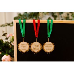 Medal ze sklejki PERSONALIZACJA - dowolny grawer - KSANTYNA.pl
