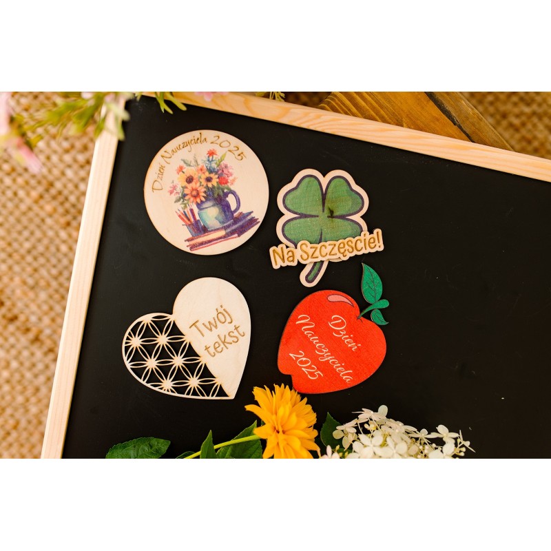 Magnes ze sklejki Różne wzory - KSANTYNA.pl