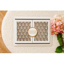 Białe pudełko na pieniądze urodziny ślub PERSONALIZACJA - KSANTYNA.pl