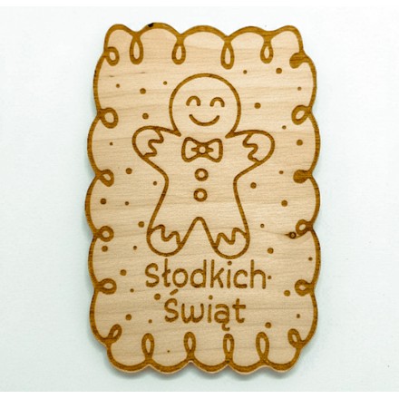 Jednostronna kartka SKLEJKA GRAWER CHOINKA - KSANTYNA.pl