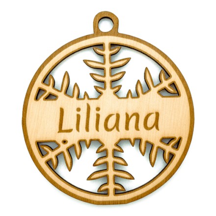 BOMBA CHOINKOWA SKLEJKA GRAWER ŚNIEŻYNKA - KSANTYNA.pl