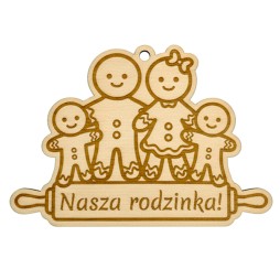 BOMBA CHOINKOWA SKLEJKA GRAWER RODZINKA PIERNIKÓW - KSANTYNA.pl