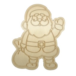 KOLOROWANKA ZE SKLEJKI BOŻE NARODZENIE MIKOŁAJ - KSANTYNA.pl