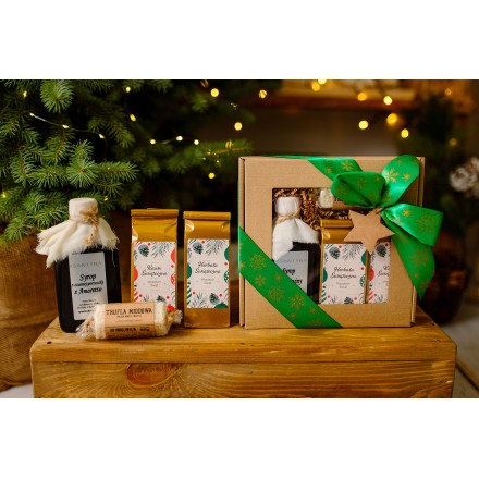 PUDEŁKO Z OKIENKIEM Z KOKARDĄ KAWA HERBATA - KSANTYNA.pl