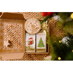 PUDEŁKO Z OKIENKIEM Z KOKARDĄ KAWA HERBATA BOMBKA