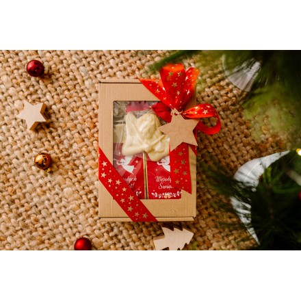 PUDEŁKO Z OKIENKIEM Z KOKARDĄ KAWA HERBATA ANIOŁEK - KSANTYNA.pl