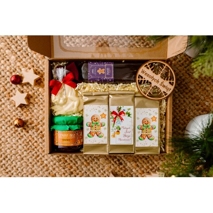 PUDEŁKO Z OKIENKIEM Z KOKARDĄ KAWA HERBATA SYROP KONFITURA ANIOŁEK BOMBKA - KSANTYNA.pl