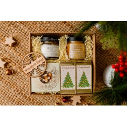 PUDEŁKO Z OKIENKIEM Z KOKARDĄ KAWA HERBATA CYTRYNKI MIÓD CZEKOLADA - KSANTYNA.pl