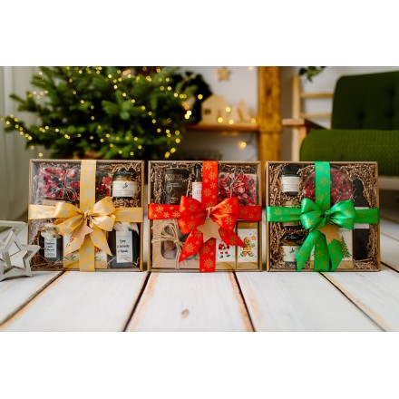 PUDEŁKO Z OKIENKIEM Z KOKARDĄ KAWA HERBATA CYTRYNKI MIÓD CZEKOLADA - KSANTYNA.pl