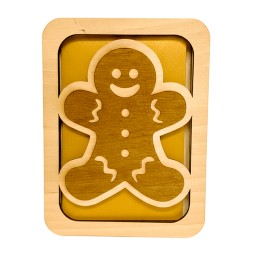 ŚWIĄTECZNE PUDEŁKO Z KOPERTĄ GRAWER PIERNIK - KSANTYNA.pl