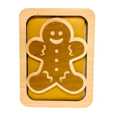 ŚWIĄTECZNE PUDEŁKO Z KOPERTĄ GRAWER PIERNIK - KSANTYNA.pl