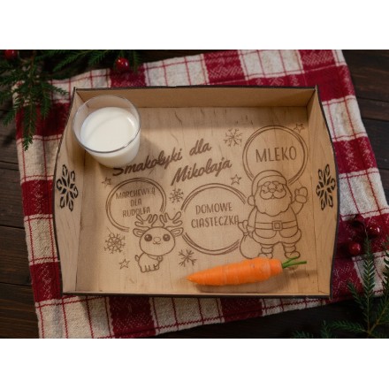 Podstawka dla MIKOŁAJA GRAWER SKLEJKA ŚWIĘTA - KSANTYNA.pl