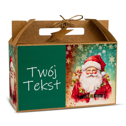 Walizka Świąteczna Duża MIKOŁAJ - KSANTYNA.pl