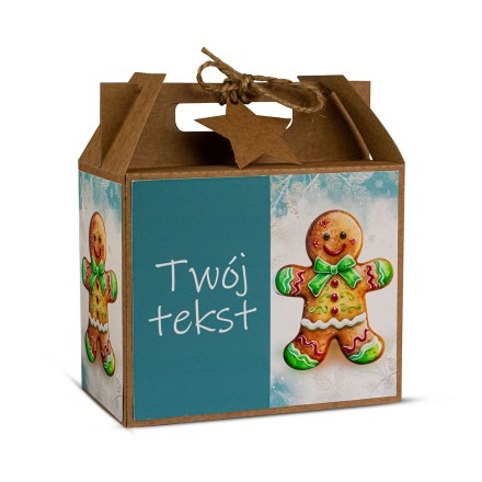 Walizka Świąteczna Mała PIERNIK - KSANTYNA.pl