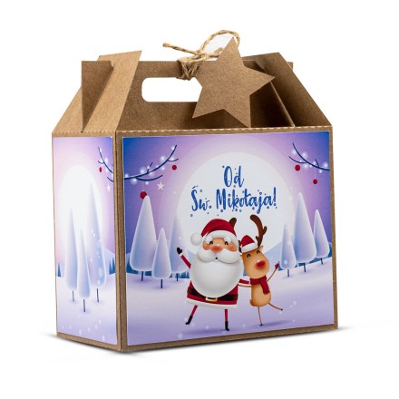 Walizka Świętego Mikołaja Mała MIKOŁAJ - KSANTYNA.pl