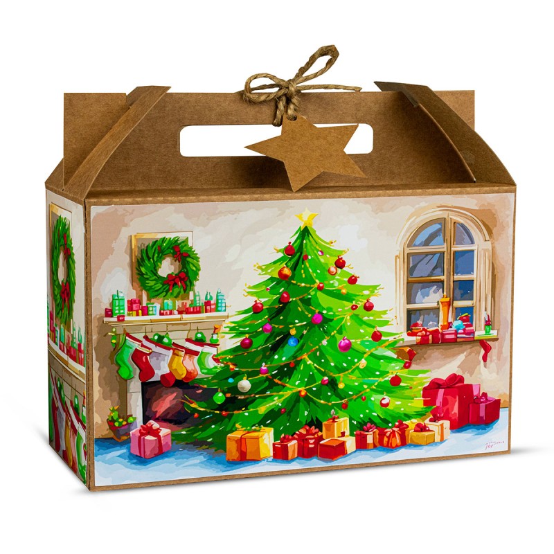 Walizka Świąteczna Duża CHOINKA - KSANTYNA.pl