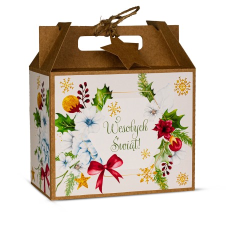 Walizka Świąteczna Mała KOKARDKA - KSANTYNA.pl