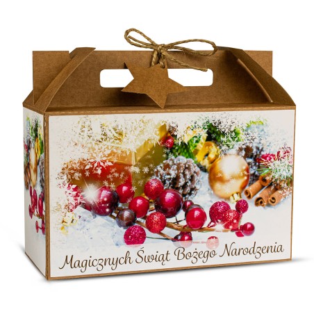 Walizka Świąteczna Duża ŻURAWINA - KSANTYNA.pl