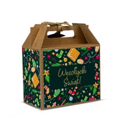 Walizka Świąteczna Mała PIERNIKOWA - KSANTYNA.pl