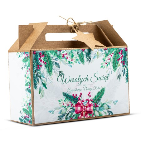 Walizka Świąteczna Duża GIRLANDA - KSANTYNA.pl