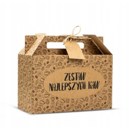 Eko walizka duża "ZESTAW NAJLEPSZYCH KAW" ZIARNO - KSANTYNA.pl