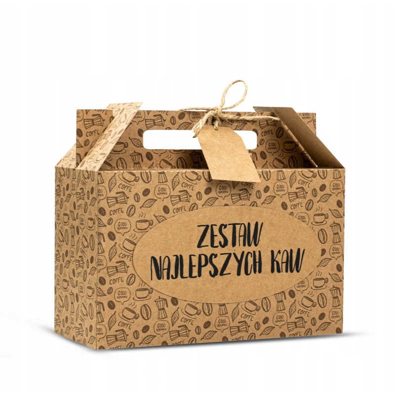 Eko walizka duża "ZESTAW NAJLEPSZYCH KAW" ZIARNO - KSANTYNA.pl