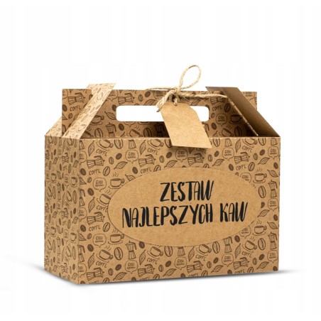 Eko walizka duża "ZESTAW NAJLEPSZYCH KAW" ZIARNO - KSANTYNA.pl