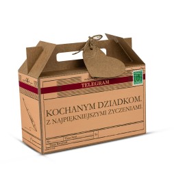 Walizka Duża Dzień Babci i Dziadka TELEGRAM - KSANTYNA.pl