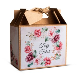 Walizka Mała Dzień Babci i Dziadka KWIATOWA GIRLANDA - KSANTYNA.pl