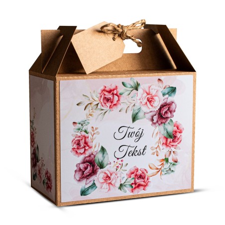 Walizka Mała Dzień Babci i Dziadka KWIATOWA GIRLANDA - KSANTYNA.pl