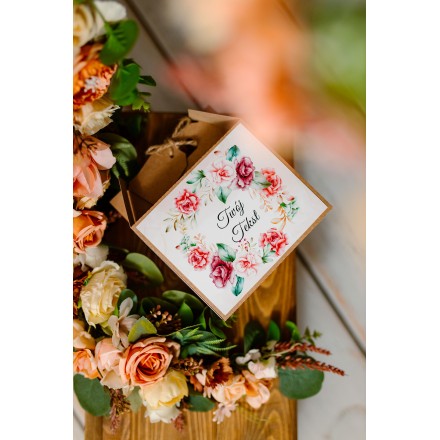 Walizka Mała Dzień Babci i Dziadka KWIATOWA GIRLANDA - KSANTYNA.pl