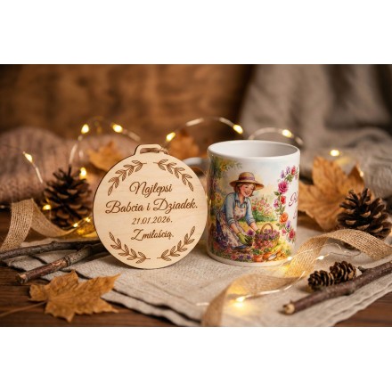 Prezent Dzień Babci KUBEK PERSONALIZACJA - KSANTYNA.pl