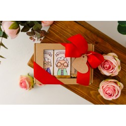 PUDEŁKO Z OKIENKIEM Z KOKARDĄ KAWA HERBATA - KSANTYNA.pl