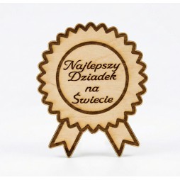 Prezent Dzień Babci i Dziadka MEDAL MAGNES PERSONALIZACJA - KSANTYNA.pl