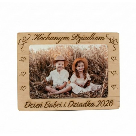 Prezent Dzień Babci i Dziadka MAGNES ZDJĘCIE PERSONALIZACJA - KSANTYNA.pl