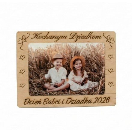 Prezent Dzień Babci i Dziadka MAGNES ZDJĘCIE PERSONALIZACJA - KSANTYNA.pl