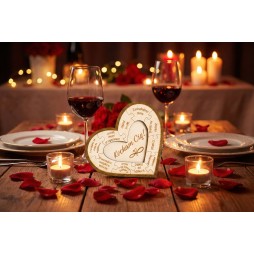 Prezent WALENTYNKI SERCE MAGNES PERSONALIZACJA