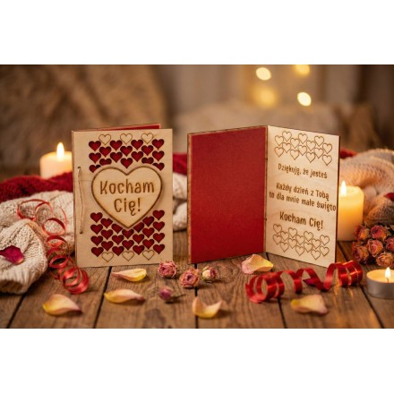 Prezent WALENTYNKI KARTKA ŻYCZENIA PERSONALIZACJA - KSANTYNA.pl