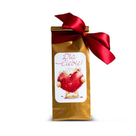 WALENTYNKI Kawa LUB Herbata w ozdobnej małej torebce - KSANTYNA.pl