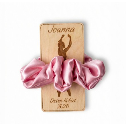 Prezent Dzień Kobiet Gumka do włosów PERSONALIZACJA - KSANTYNA.pl