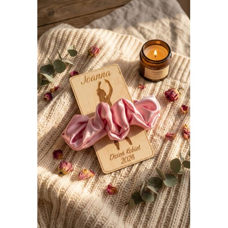 Prezent Dzień Kobiet Gumka do włosów PERSONALIZACJA