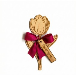 Prezent Dzień Kobiet TULIPAN PERSONALIZACJA - KSANTYNA.pl