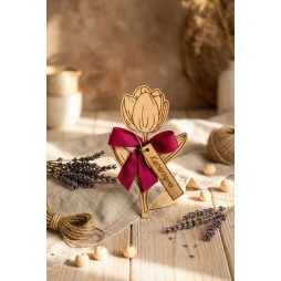 Prezent Dzień Kobiet TULIPAN PERSONALIZACJA