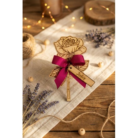 Prezent Dzień Kobiet RÓŻA PERSONALIZACJA - KSANTYNA.pl