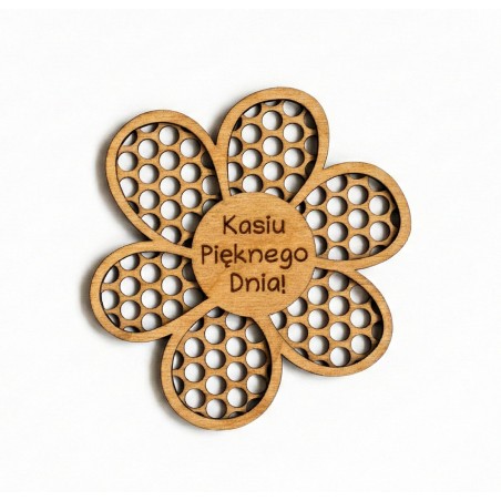 Prezent Dzień Kobiet MAGNES KWIAT PERSONALIZACJA - KSANTYNA.pl