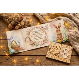 Prezent WIELKANOC KARTKA GRAWER PERSONALIZACJA