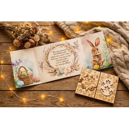 Prezent WIELKANOC KARTKA GRAWER PERSONALIZACJA - KSANTYNA.pl
